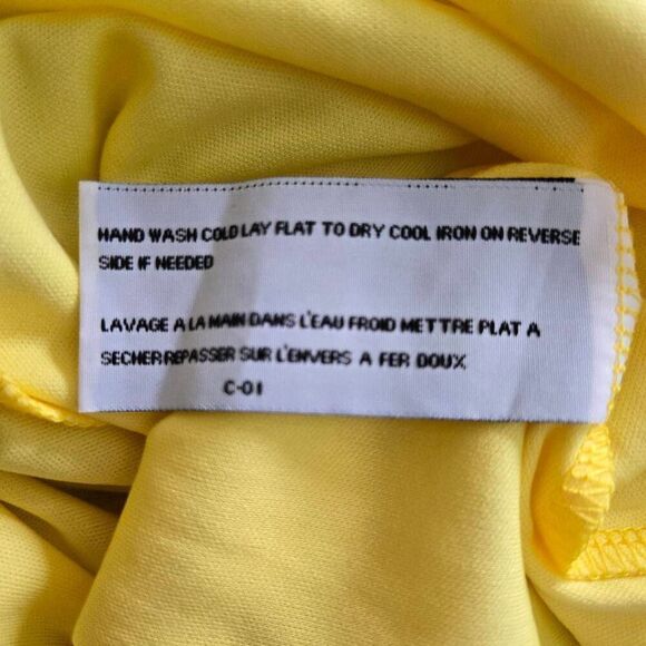 Tulle Women’s Yellow Floral Sleeveless Fit & Flare Dress Size Small Boho Sundres - Picture 8 of 9